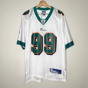 Jason Taylor #99 Miami Dolphins Jersey Medium Reebok NFL Equipment On Field